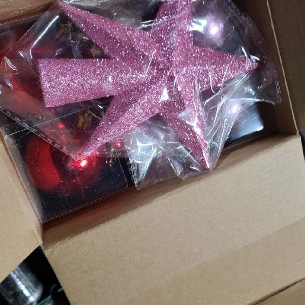 Valentine Ornament Set - Red, Pink, Silver